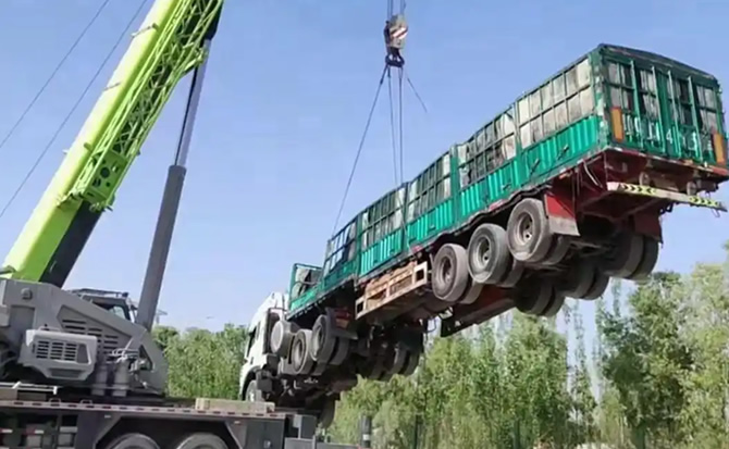 饶阳道路脱困救援案例